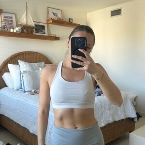 Lululemon White Sports Bra